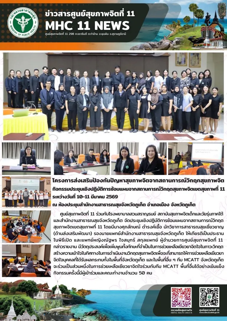การส่งเสริมป้องกันปัญหาสุขภาพจิตจากสถานการณ์วิกฤตสุขภาพจิต 1011032569