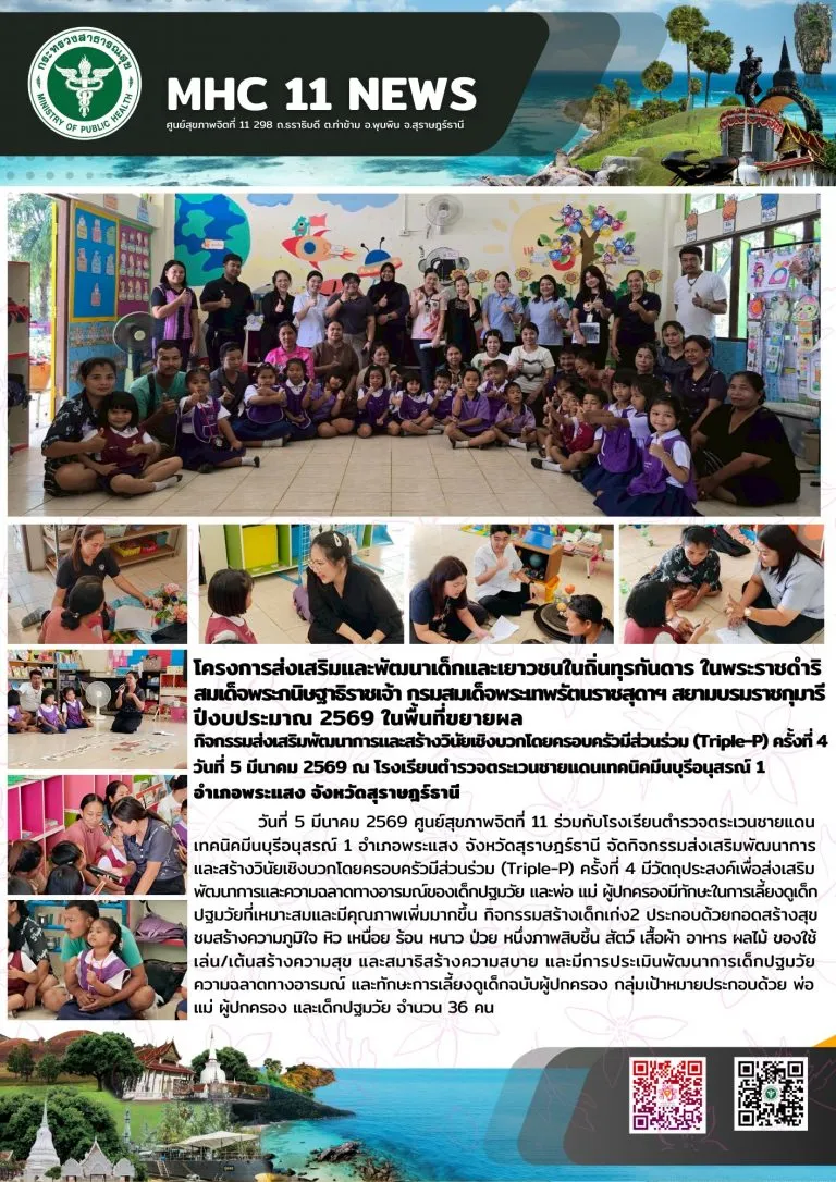 การส่งเสริมพัฒนาการและสร้างวินัยเชิงบวก (Triple-P) 05032569
